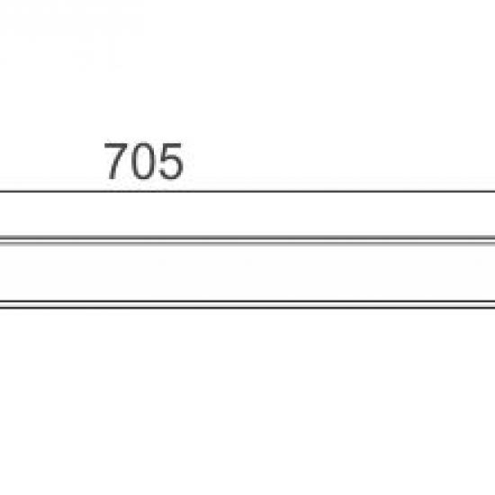 ΓΡΑΜΜΙΚΟ LED ΜΕ ΠΡΙΖΑ 10W 4000K