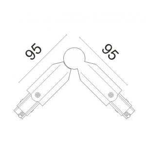 ΣΥΝΔΕΣΜΟΣ ΡΑΓΑΣ ΓΩΝΙΑ ΑΛΟΥΜΙΝΙΟΥ ΛΕΥΚΟΣ 