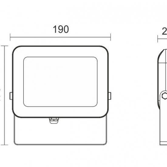 ΠΡΟΒΟΛΕAΣ LED SLIM SMD 50W 4000K