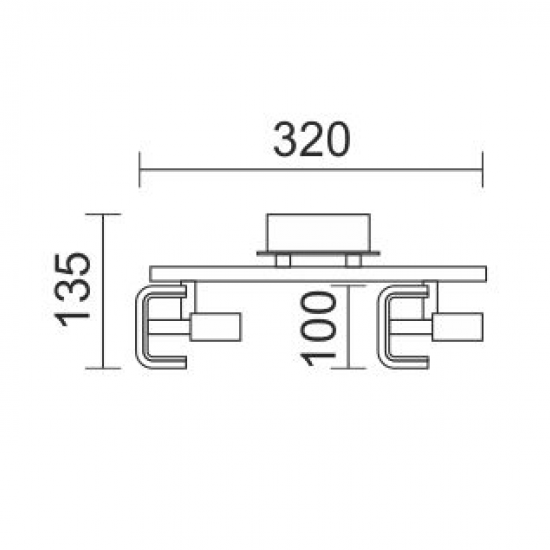 ΦΩΤΙΣΤΙΚΟ ΟΡΟΦΗΣ LED 10W 3000K