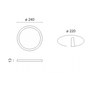 CAMERON ΧΩΝΕΥΤΟ ΛΕΠΤΟ LED ΟΡΟΦΗΣ 24W 6000K ΑΛΟΥΜΙΝΙΟ ΛΕΥΚΟ