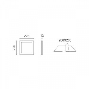 NIA ΧΩΝΕΥΤΟ ΛΕΠΤΟ LED ΟΡΟΦΗΣ 20W 4000K ΑΛΟΥΜΙΝΙΟ ΛΕΥΚΟ
