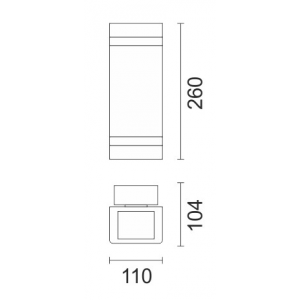 ΑΠΛΙΚΑ ΤΟΙΧΟΥ GU10