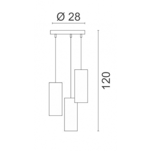 Art Κρεμαστό Πολύφωτο Φωτιστικό 