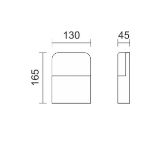 ΑΠΛΙΚΑ LED ΕΞΩΤΕΡΙΚΟΥ ΧΩΡΟΥ 6W 4000K