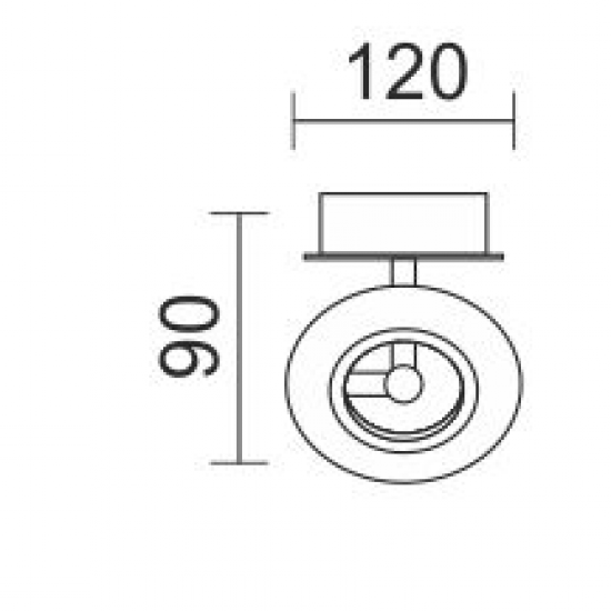 ΦΩΤΙΣΤΙΚΟ ΟΡΟΦΗΣ LED 5W 3000K