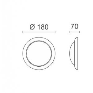 Hard Πλαφονιέρα οροφής