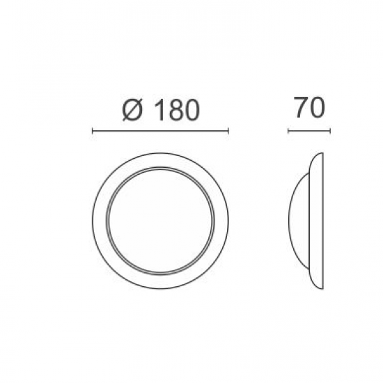 Hard Πλαφονιέρα οροφής