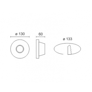 WHITE 2 ΧΩΝΕΥΤΟ ΓΥΨΙΝΟ ΟΡΟΦΗΣ Φ13×6 ΛΕΥΚΟ