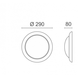 Hard 2 Πλαφονιέρα Οροφής