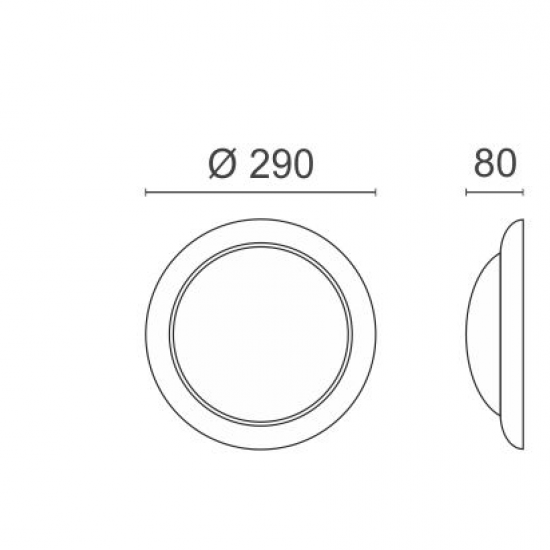 Hard 2 Πλαφονιέρα Οροφής