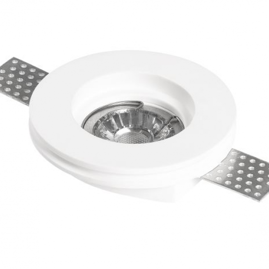 WHITE 3 ΧΩΝΕΥΤΟ ΓΥΨΙΝΟ ΟΡΟΦΗΣ Φ10×3 ΛΕΥΚΟ