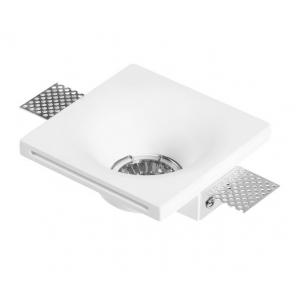 WHITE 4 ΧΩΝΕΥΤΟ ΓΥΨΙΝΟ ΟΡΟΦΗΣ 12x12x4,5cm ΛΕΥΚΟ