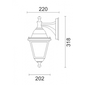 Hexag Φαναράκι Αλουμινίου Εξάγωνο Μικρό 