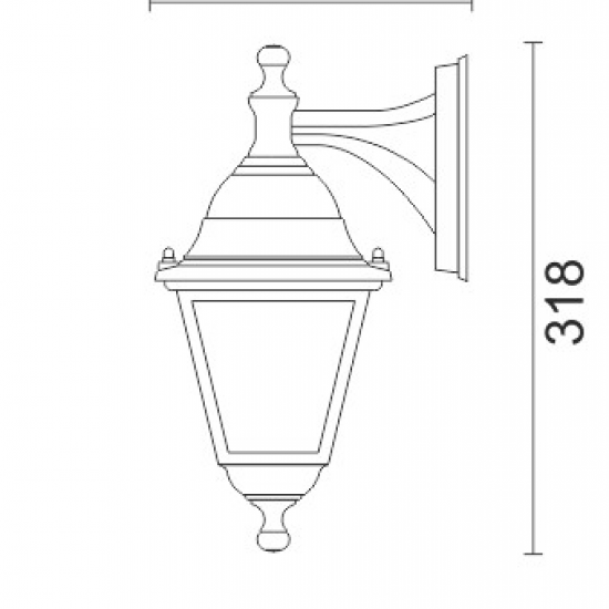 Hexag Φαναράκι Αλουμινίου Εξάγωνο Μικρό