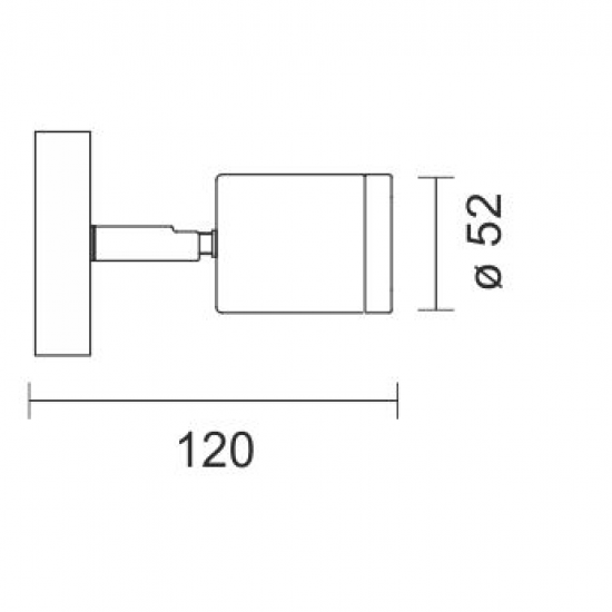 ΦΩΤΙΣΤΙΚΟ ΤΟΙΧΟΥ LED 5W 3000K