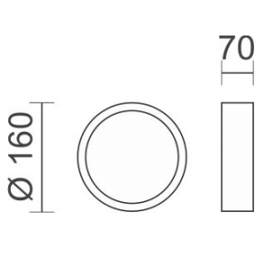 Oval Πλαφονιέρα Οροφής