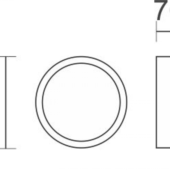 Oval Πλαφονιέρα Οροφής