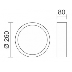 Oval Πλαφονιέρα Οροφής 2X7W