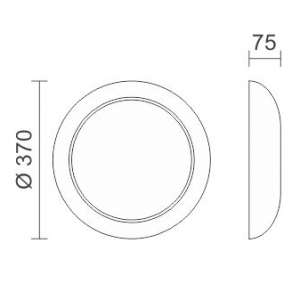 Ceil Πλαφονιέρα Οροφής  3X12W
