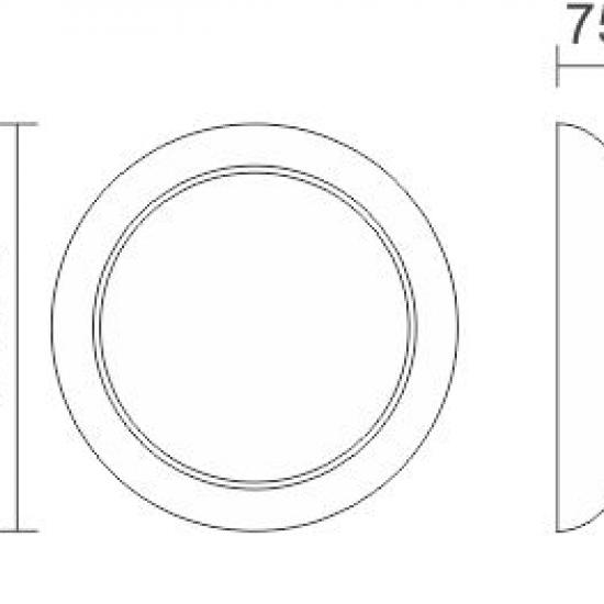 Ceil Πλαφονιέρα Οροφής  3X12W