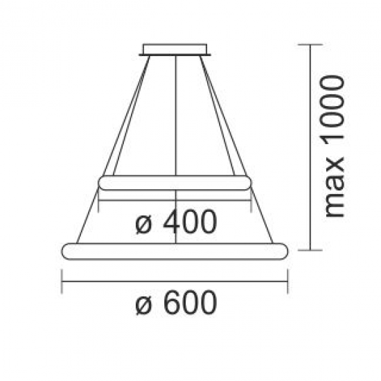Strong Κρεμαστό  φωτιστικό LED