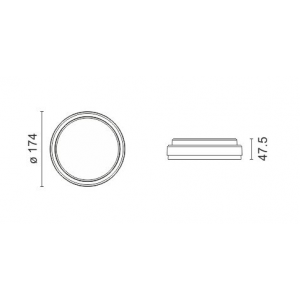 ΠΛΑΦΟΝΙΕΡΑ LED 8W 4000K