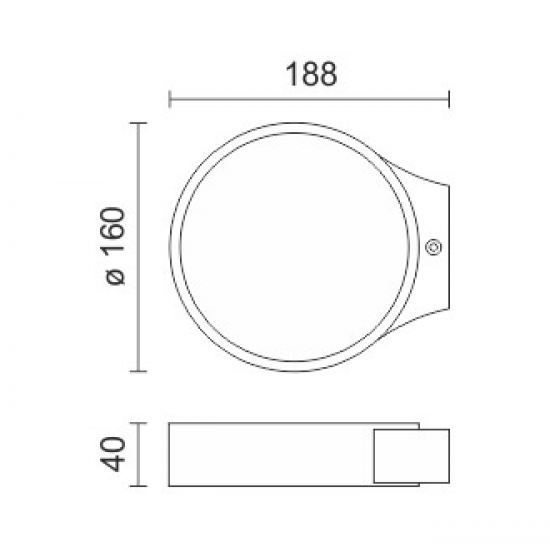 ΗΛΙΑΚΗ ΑΠΛΙΚΑ ΤΟΙΧΟΥ 3W