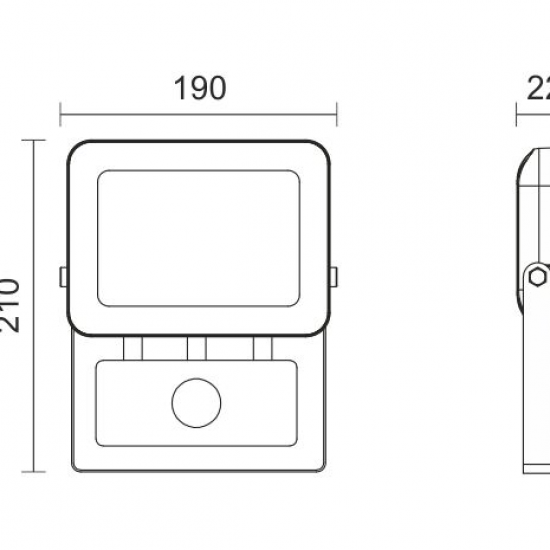 ΠΡΟΒΟΛΕAΣ ΑΝΙΧΝΕΥΤΗ ΚΙΝΗΣΗΣ SLIM LED SMD 50W 6000K