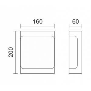 ΑΠΛΙΚΑ LED ΕΞΩΤΕΡΙΚΟΥ ΧΩΡΟΥ 12W 4000K