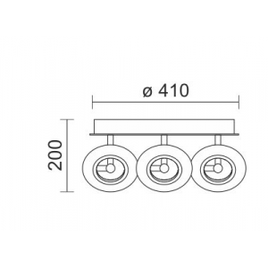 ΦΩΤΙΣΤΙΚΟ ΟΡΟΦΗΣ LED 30W 3000K