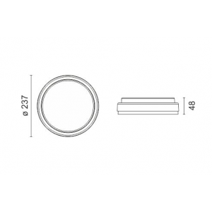 ΠΛΑΦΟΝΙΕΡΑ LED 18W 4000K