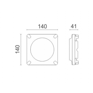 ΠΛΑΦΟΝΙΕΡΑ LED 8W 4000K