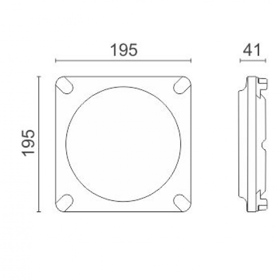 ΠΛΑΦΟΝΙΕΡΑ LED 12W 4000K