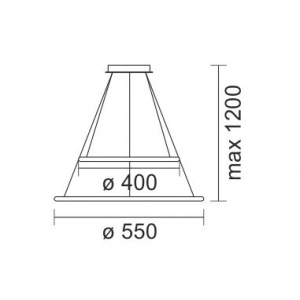 Plexi Κρεμαστό Φωτιστικό LED