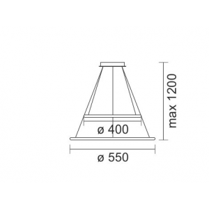 Plexi 3 Κρεμαστό Φωτιστικό LED