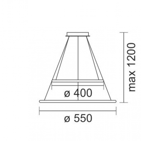 Plexi 3 Κρεμαστό Φωτιστικό LED