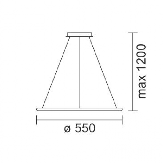 Plexi 4 Κρεμαστό Φωτιστικό LED
