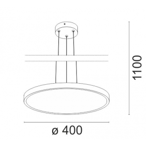 Fat Κρεμαστό Φωτιστικό LED