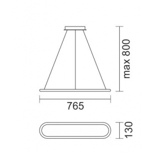Rollex Κρεμαστό Φωτιστικό LED
