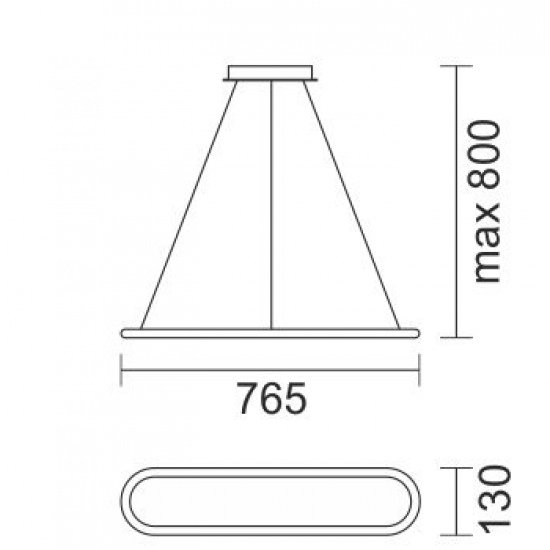 Rollex Κρεμαστό Φωτιστικό LED