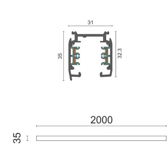 ΡΑΓΑ ΓΙΑ ΣΠΟΤ 2 ΜΕΤΡΑ ΑΛΟΥΜΙΝΙΟΥ ΜΑΥΡΟ