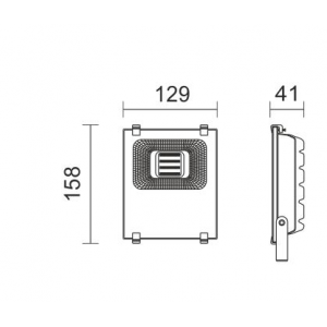 ΠΡΟΒΟΛΕAΣ LED SMD 10W 3000K