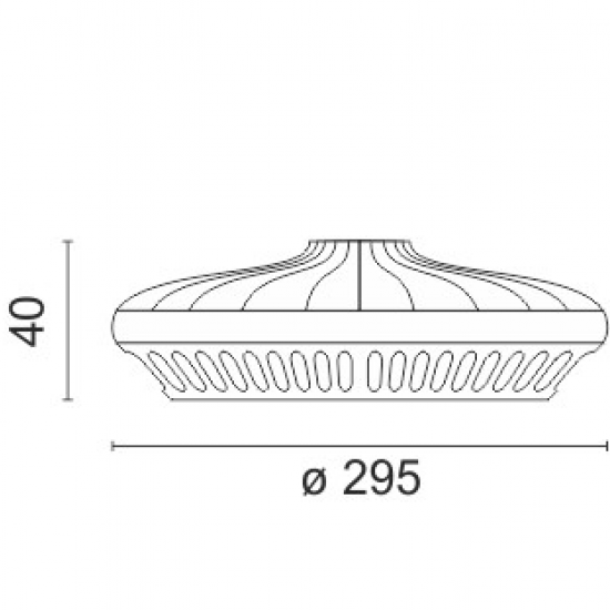 ΚΑΜΠΑΝΑ LED SMD UFO 100W 6000K