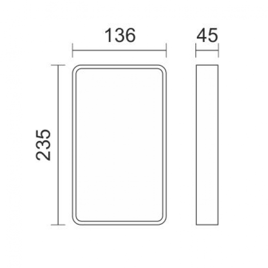 ΑΠΛΙΚΑ LED ΕΞΩΤΕΡΙΚΟΥ ΧΩΡΟΥ 9W 4000K