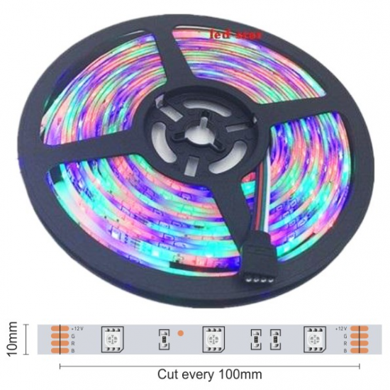 ΤΑΙΝΙΑ LED RGB ΣΤΕΓΑΝΗ 7.2W 12V