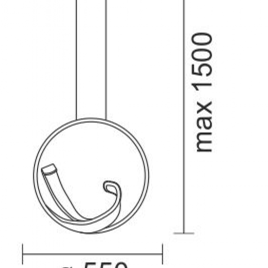 Toul Κρεμαστό Φωτιστικό LED