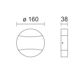 ΑΠΛΙΚΑ LED ΕΞΩΤΕΡΙΚΟΥ ΧΩΡΟΥ 14W 4000K