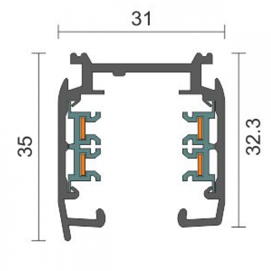 ΣΥΝΔΕΣΜΟΣ ΡΕΥΜΑΤΟΣ ΑΛΟΥΜΙΝΙΟΥ ΜΑΥΡΟΣ