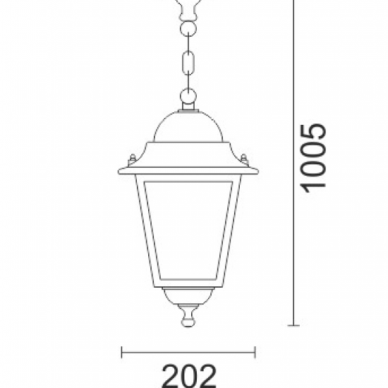 Hexag B Φαναράκι Κρεμαστό Εξάγωνο Μικρό